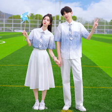 批发出货中 实拍情侣装班服毕业照团体服诗歌朗诵