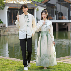 批发已出货实拍情侣装班服复古中式<b class='q'>演出</b>服民国风套装