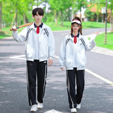 批发<b class='q'>实拍</b>黄子弘凡同款情侣装班服三件套校服<b class='q'>运动</b>会套装