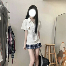 批发<b class='q'>女装</b>夏季小众减龄ins宽松<b class='q'>加大码</b>POLO衫印花上衣打底衫薄款短袖T恤