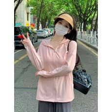 批发防晒衣女夏季薄款连帽百搭宽松透气防晒服开衫外套