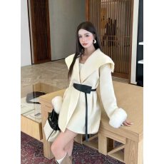 批发2025秋季新款品质顾里风羊绒大衣女<b class='q'>中长款</b>宽松显瘦羊绒毛外套