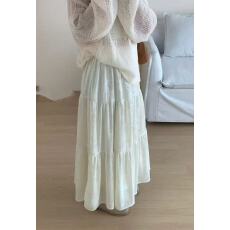 批发温柔风蛋糕<b class='q'>半身裙</b>女秋冬百搭A<b class='q'>字</b><b class='q'>裙</b>中长款高腰垂感大摆