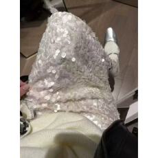 批发OHLABABY 重工亮片<b class='q'>半身裙</b>女秋冬高级感小众设计感中长款<b class='q'>包臀</b>裙子