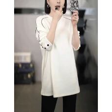 批发秋冬新款洋气减龄休闲百搭加厚保暖打底衫T恤