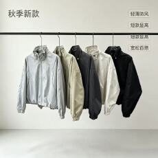 批发2026<b class='q'>秋</b>新款立领短款外套夹克女复古宽松小个子外搭上衣潮