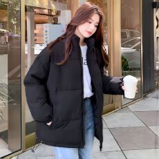批发棉服女外套韩版短款面包服小个子大码港风宽松羽绒服学生<b class='q'>胖</b><b class='q'>MM</b>