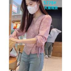 批发2025新款秋季衬衫高级感轻奢减龄洋气巨好看的小衫气质女士上衣