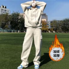 批发宽松显瘦休闲运动服套装女春秋学生韩版时尚卫衣跑步休闲两件套潮