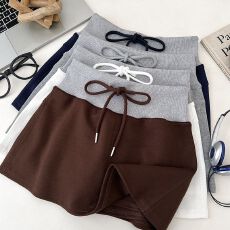 批发撞色腰头a字网球短裙女2026春夏新款韩系ins防走光<b class='q'>运动包</b>臀半身裙