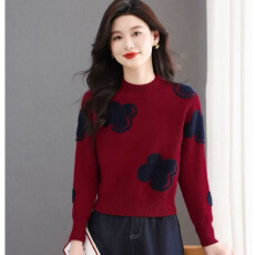 批发2025新款高级感保暖<b class='q'>打底衫</b>毛衣秋冬女小个子漂亮洋气洋气减龄上衣