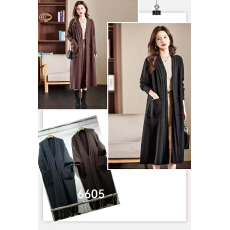 批发秋冬羊毛针织外套加厚长款女披肩开衫<b class='q'>毛衣</b>螺纹宽松大码<b class='q'>妈妈</b>装外搭