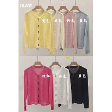 批发温柔风白色针织衫长袖圆领女2026春新款<b class='q'>宽松</b>显瘦薄款外穿<b class='q'>毛衣</b>