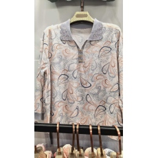 批发气质妈妈夏装冰丝T恤女中袖碎花上衣2026新款<b class='q'>中老年</b>女士小衫中年