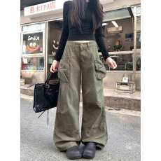 批发实拍大码    美式复古十字架<b class='q'>钉珠</b>工装<b class='q'>牛仔裤</b>女宽松垂感阔腿长裤潮