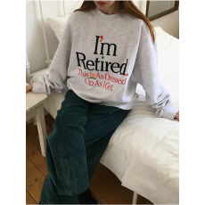 批发<b class='q'>韩国</b>东大门宽松休闲字母印花INS风圆领长袖<b class='q'>卫衣</b>上衣秋冬2025