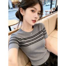 批发80-200斤内可穿大码女装S-XXXL<b class='q'>夏</b>季新款薄款上衣正肩显瘦短袖T恤
