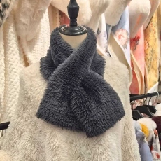 批发2025秋冬新款韩版时尚洋气纯色百搭围巾围脖毛领护肩颈