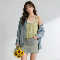 批发韩系温柔风杂色针织<b class='q'>吊带</b><b class='q'>背心</b>女2026春夏新款叠穿内搭显瘦短款上衣