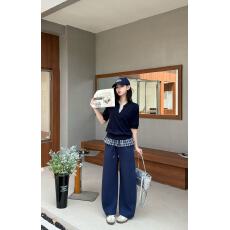 批发春夏休闲超好看裤子春装2026新款<b class='q'>运动</b>裤初中生女孩直筒阔腿裤