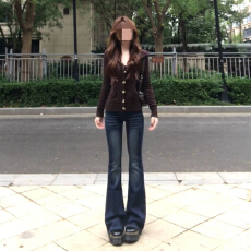 批发慵懒高级感连帽针织毛衣秋冬女2025新款韩系外套软糯加厚开衫上衣