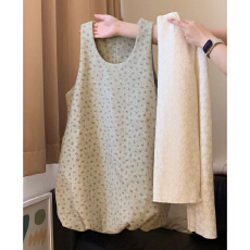 批发韩系气质<b class='q'>碎花</b>背心连衣裙子女2025秋冬季新款小个子穿搭一整套<b class='q'>短裙</b>