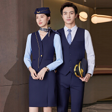 批发餐饮火锅店<b class='q'>服务员</b>职业<b class='q'>工作服</b>马甲套装2025秋修身气质马夹男女同款