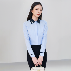 批发<b class='q'>酒店</b>前台<b class='q'>工作服</b>长袖衬衫女春秋百搭职业西服内搭外搭干练衬衣女