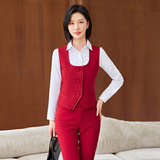 批发<b class='q'>酒店</b>服务员职业工装马甲套装女2025秋冬季修身显瘦气质通勤<b class='q'>工作服</b>