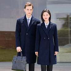 批发男女毛呢外套职业<b class='q'>工作服</b>2025冬季通勤正装厚实保暖中长款呢子大衣