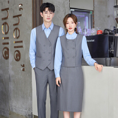 批发2025高级感双排扣马甲套装<b class='q'>男</b>女秋季新款设计感气质学院风无袖马夹