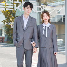 批发2025<b class='q'>通勤</b>英伦风职业西服套装男女秋冬季简约气质设计感<b class='q'>通勤</b>小西装