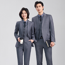 批发正装工作服职业西装套装男女2025秋冬季修身气质通勤简约长袖西服