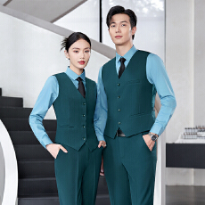 批发气质V领马甲套装男女职业工作服内搭打底2025秋冬季修身<b class='q'>通勤</b>马夹