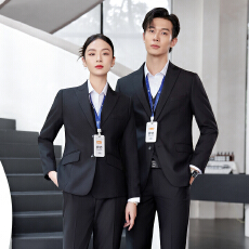 批发银行职员正装工作服男<b class='q'>女</b><b class='q'>西装</b>套装2025秋冬季修身气质通勤职业西服