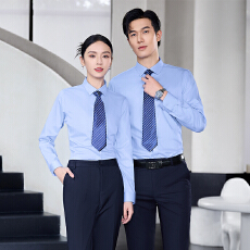 批发商务正装内搭打底<b class='q'>衬衫</b><b class='q'>男</b>女同款2025秋冬修身气质简约通勤长袖<b class='q'>衬衣</b>