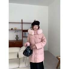 批发羽绒服  防寒冷2025冬季新款保暧时尚羽绒服长款潮流品质欧美范