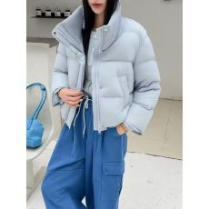 批发羽绒服 2025冬季新款保暧时尚羽绒服中长款潮流品质欧美范