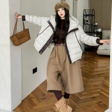 批发羽绒服 高品质 保暧性强中长款潮流设计师款加厚舒适透气羽绒服