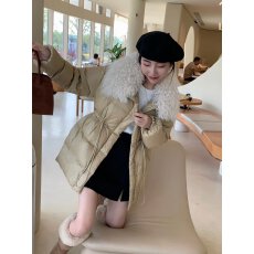 批发拿货的询价 所有的全部都是羽绒服 羊糕毛领