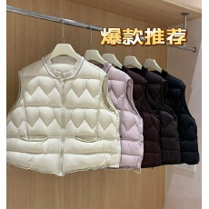 批发羽绒90马甲冬季新款保暖加厚