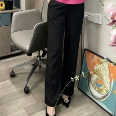 批发2026胖mm运动休闲裤女士直筒长裤<b class='q'>春</b>秋夏季薄款宽松大码高腰松紧裤