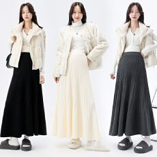 批发<b class='q'>实拍</b><b class='q'>孕妇</b><b class='q'>半身裙</b>秋冬中长款显瘦无托腹针织包臀裙鱼尾裙a字针织裙