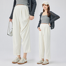 现实拍孕妇裤子春夏外穿新款无托腹夏季不勒肚子薄款卜哈伦裤夏装