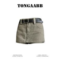 批发TONGAABB<b class='q'>牛仔</b>半身裙女25新款夏季a字裙子包臀小个子高腰显瘦短裙
