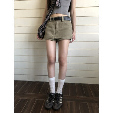 批发红人馆<b class='q'>牛仔</b>半身裙女2026新款夏季a字裙子包臀小个子高腰显瘦短裙