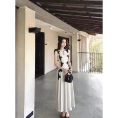 批发木子李的李新中式轻熟风立领盘扣收腰显瘦<b class='q'>连衣裙</b>