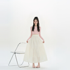 批发2026春季新款显瘦刺绣蕾丝蛋糕裙女生韩版中<b class='q'>长裙</b><b class='q'>半身</b>裙