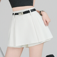 批发<b class='q'>西装</b>a字裙半身裙高腰百褶裙短裙半裙裙子裤裙女2026春夏