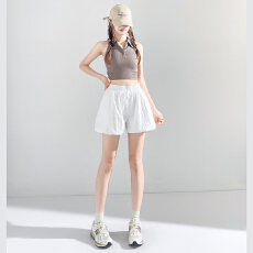 批发花苞裤高腰显瘦a字版蓬蓬<b class='q'>裙</b>裤泡泡<b class='q'>灯笼</b>裤2026短裤女夏季薄款